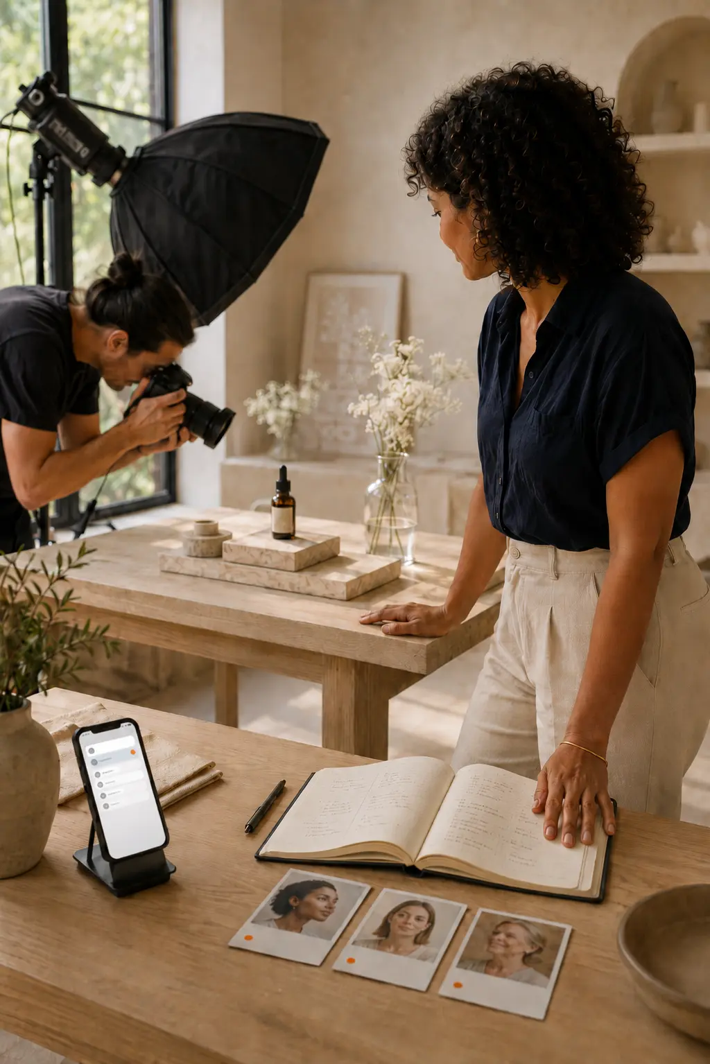 Product campaign photography and incoming customer enquiries for paid acquisition